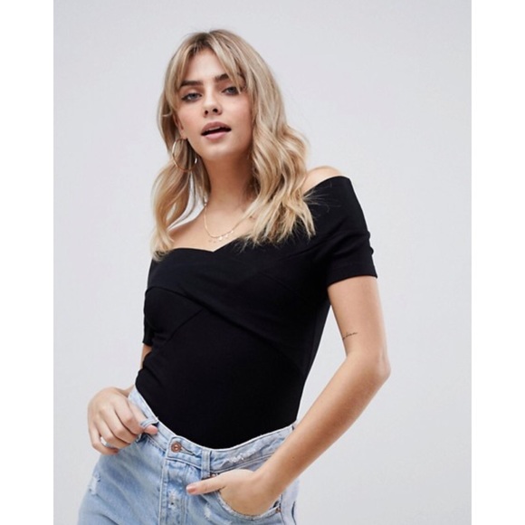 ASOS Tops - ASOS Faux Wrap Top - 8/M